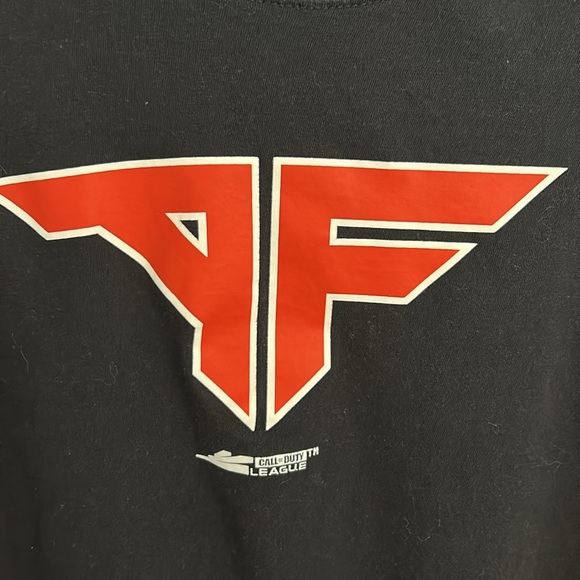 Call of Duty League Retro Atlanta Faze Black T-Shirt Size XXL - Picture 2 of 4